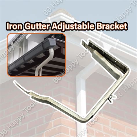 metal gutter brackets screwfix|adjustable gutter support brackets.